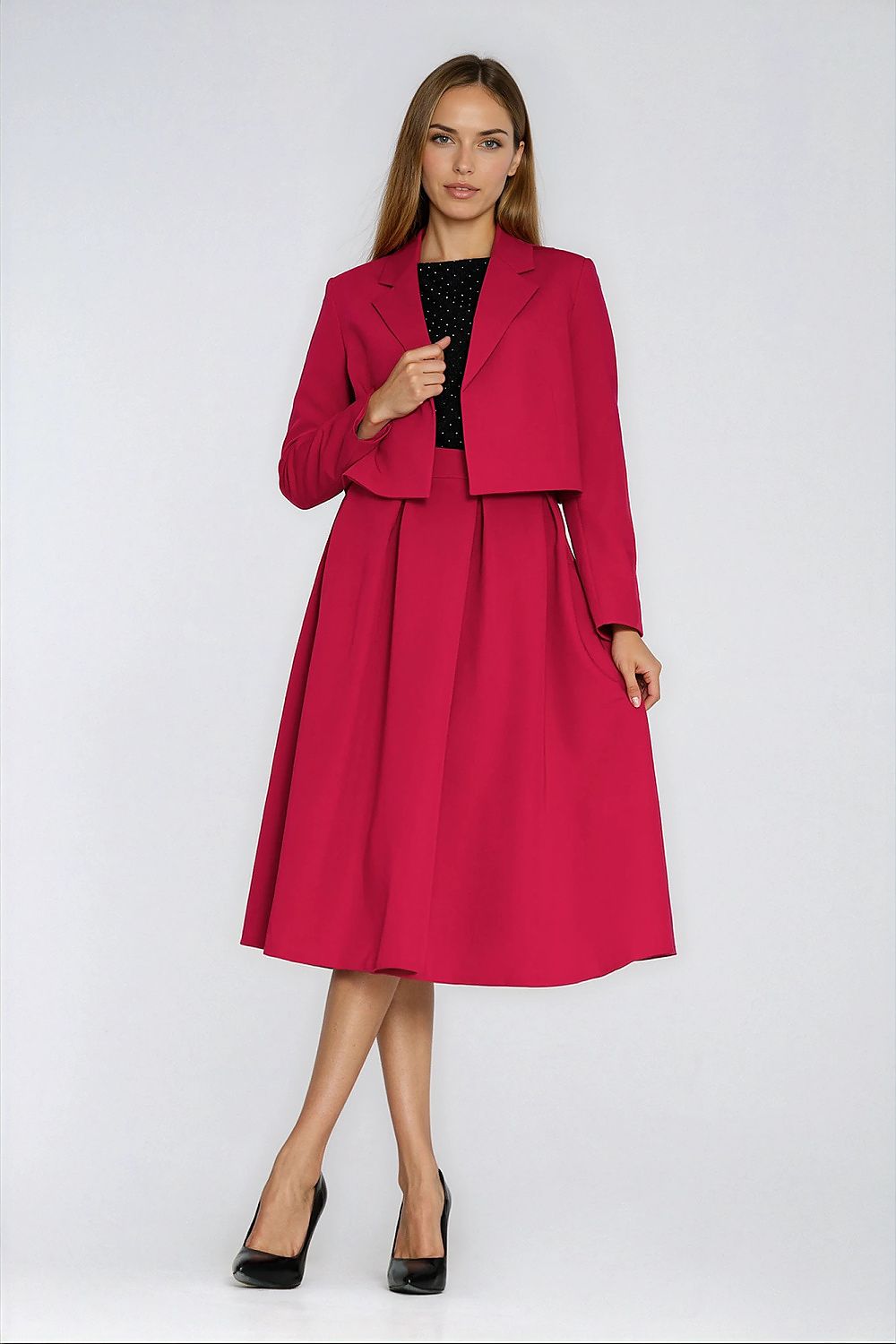 roter blazer kombinieren damen