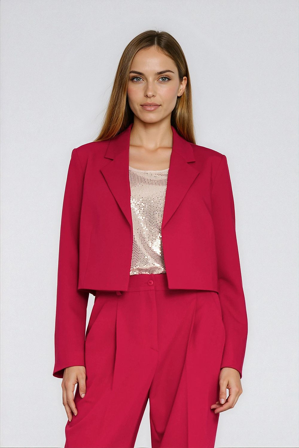 roter kurz blazer ShoppDiva