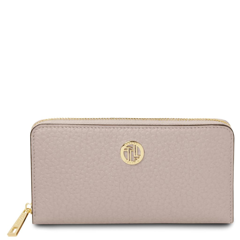 geldbörse damen leder groß reißverschluss ShoppDiva