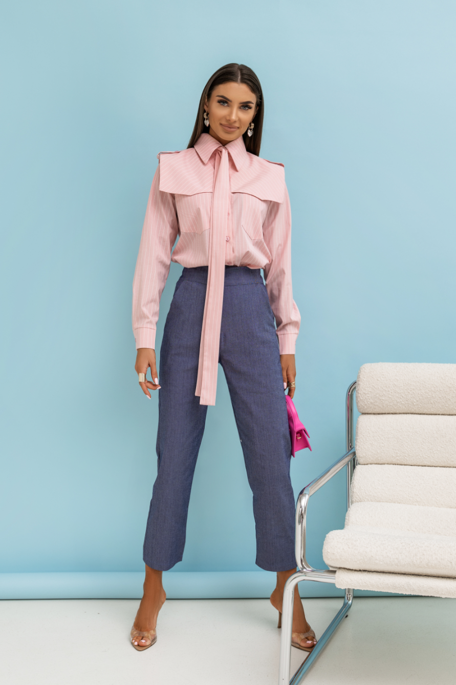 gestreifte hemdbluse damen ShoppDiva