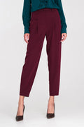 moderne damen hose in bordeaux ShoppDiva