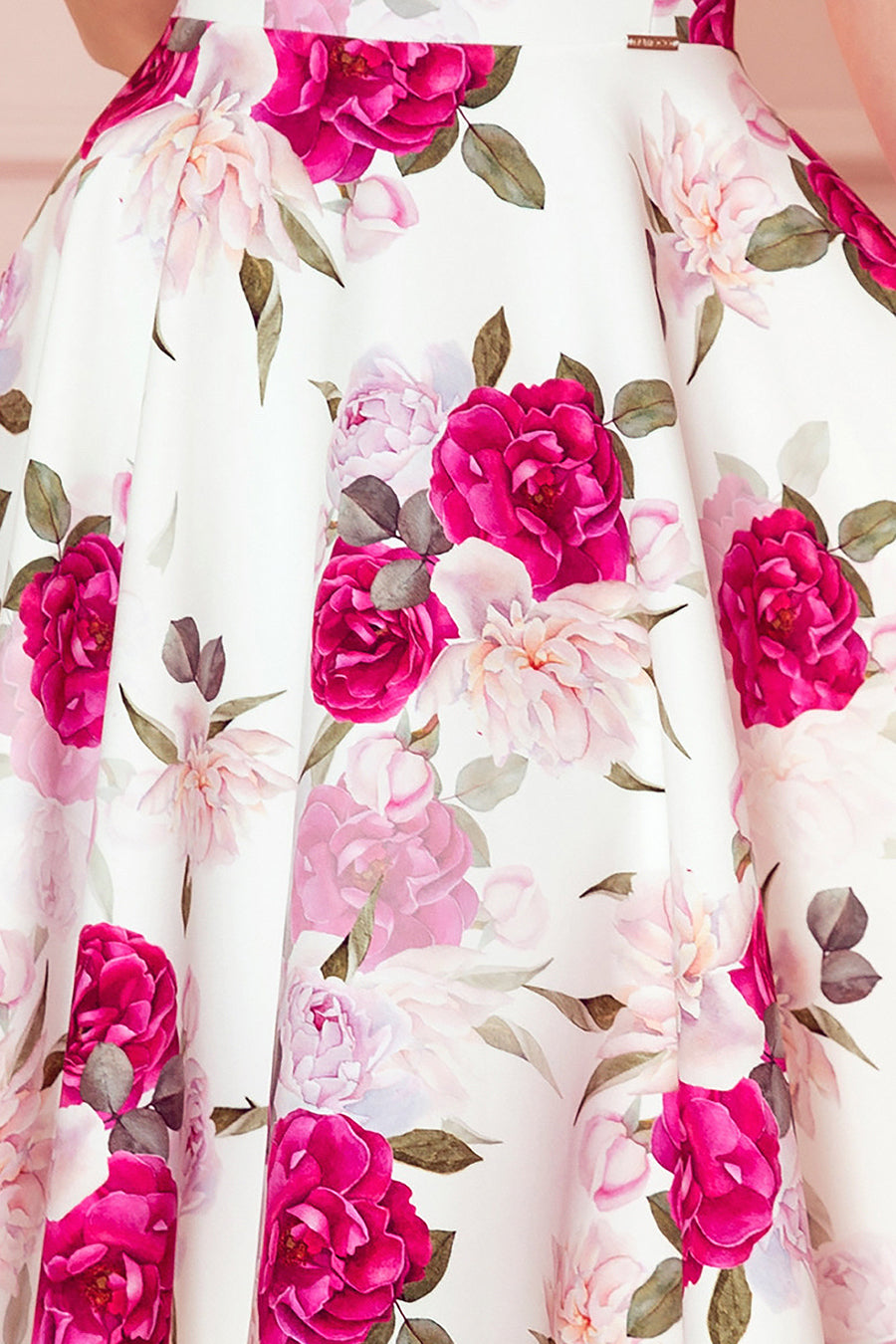 kleid damen festlich mit rosen