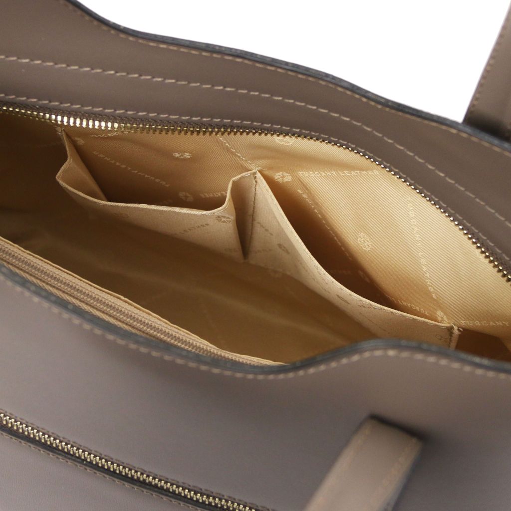 Olimpia - Shopping Tasche aus Leder - TL141412